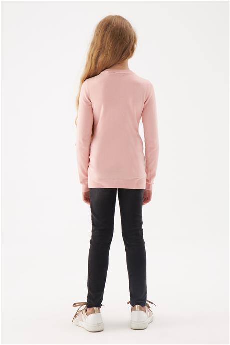 Guess Kız Çocuk Pembe Kazak
