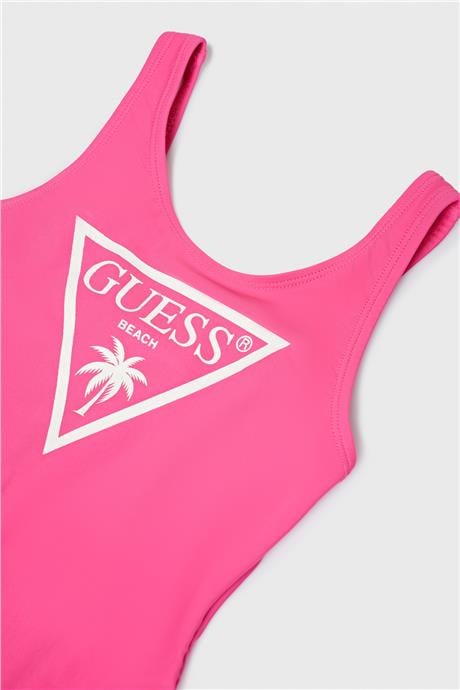 Guess Kız Çocuk Pembe Mayo