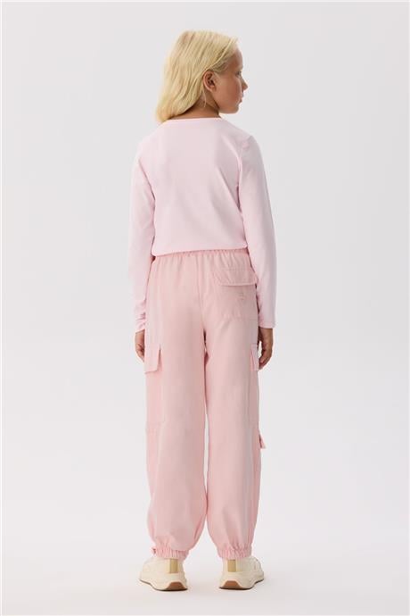 Guess Kız Çocuk Pembe Pantolon