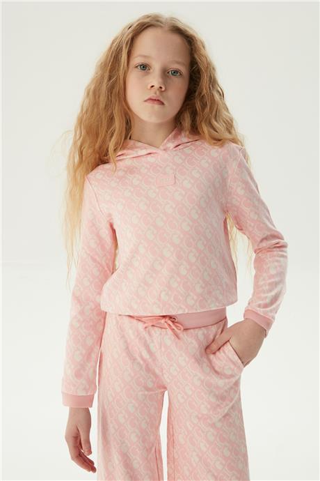 Guess Kız Çocuk Pembe Pantolon