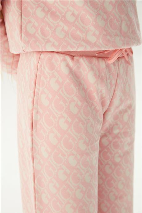 Guess Kız Çocuk Pembe Pantolon