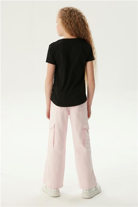 Guess Kız Çocuk Pembe Pantolon