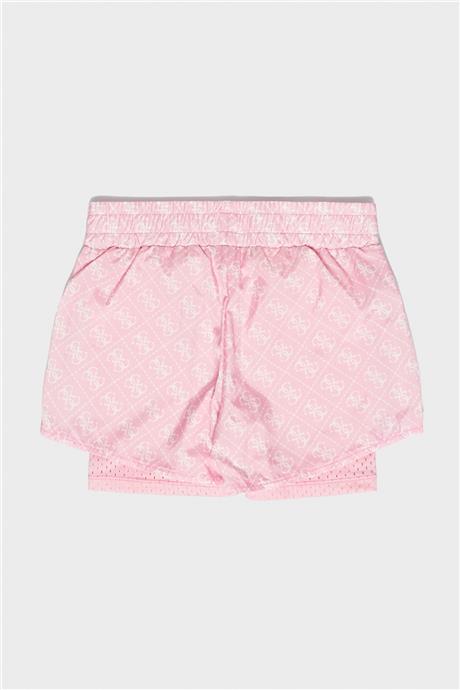 Guess Kız Çocuk Pembe Şort