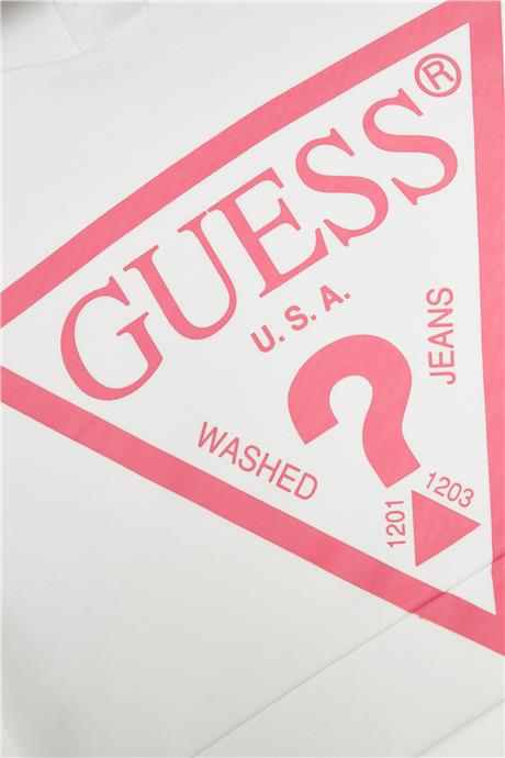 Guess Kız Çocuk Pembe Sweatshirt