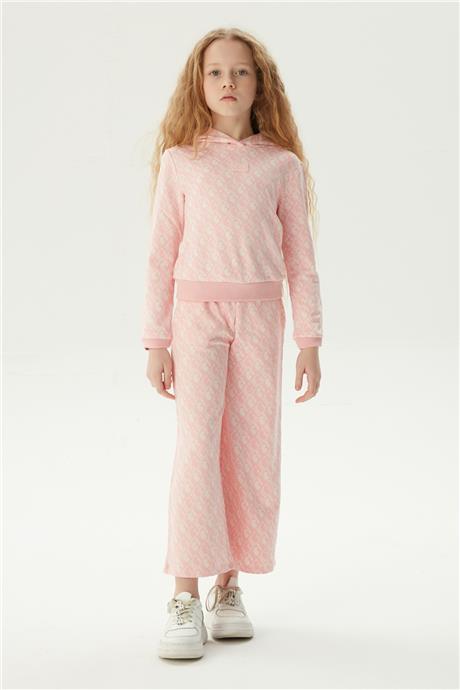 Guess Kız Çocuk Pembe Sweatshirt