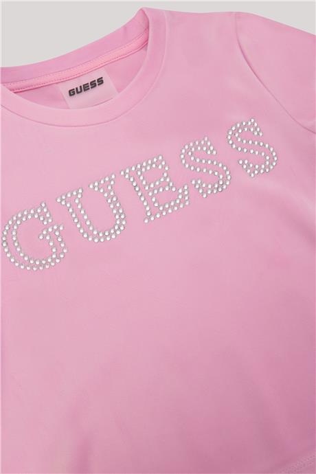 Guess Kız Çocuk Pembe T-Shirt