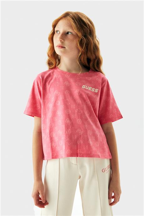 Guess Kız Çocuk Pembe T-Shirt
