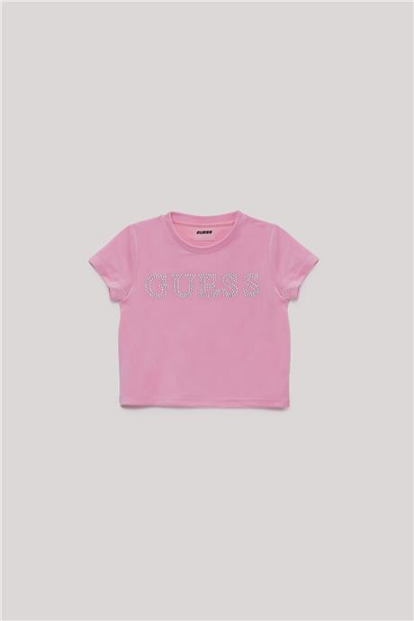 Guess Kız Çocuk Pembe T-Shirt