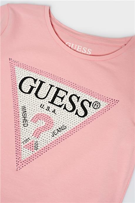 Guess Kız Çocuk Pembe T-Shirt