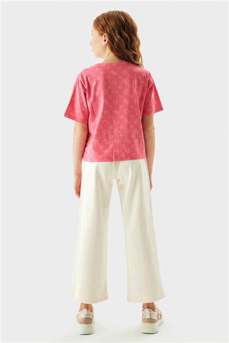 Guess Kız Çocuk Pembe T-Shirt