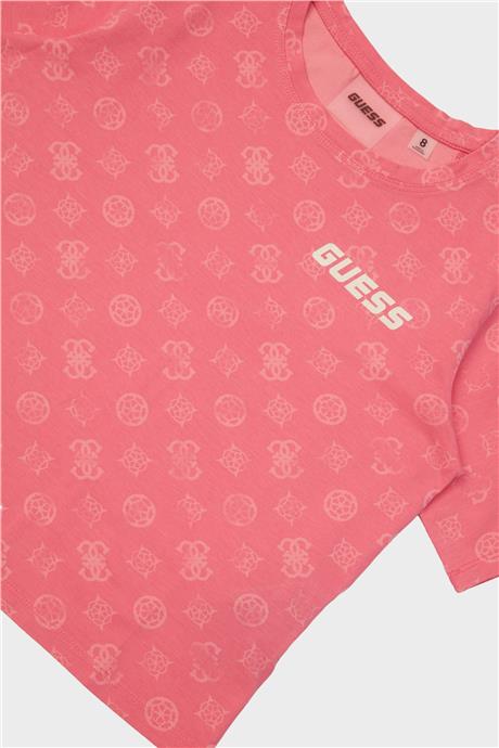 Guess Kız Çocuk Pembe T-Shirt