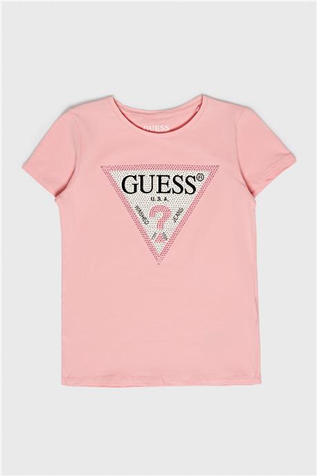 Guess Kız Çocuk Pembe T-Shirt