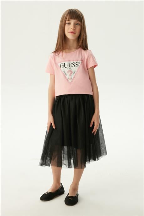 Guess Kız Çocuk Pembe T-Shirt