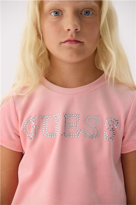 Guess Kız Çocuk Pembe T-Shirt