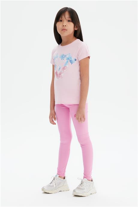 Guess Kız Çocuk Pudra T-Shirt
