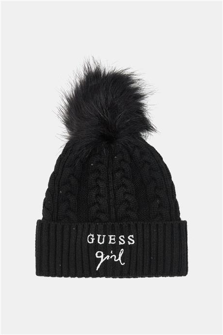 Guess Kız Çocuk Siyah Bere