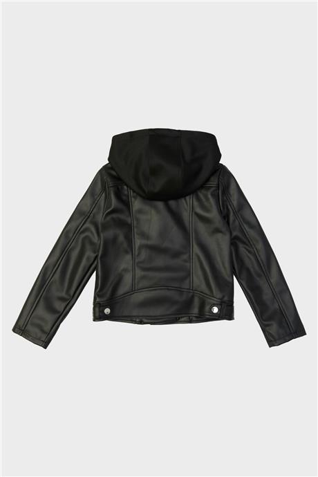 Guess Kız Çocuk Siyah Ceket