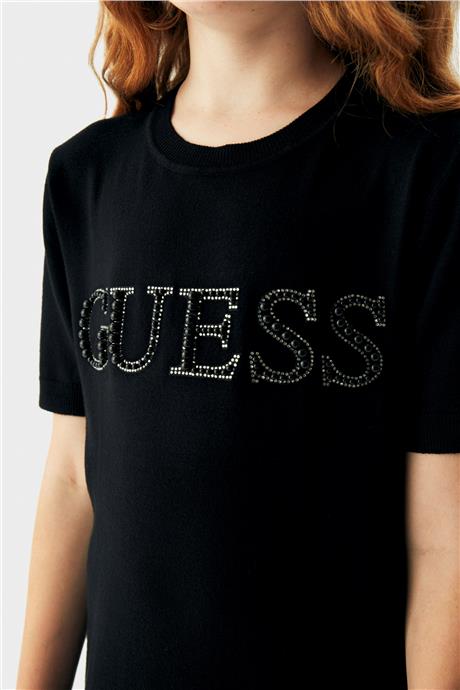 Guess Kız Çocuk Siyah Elbise