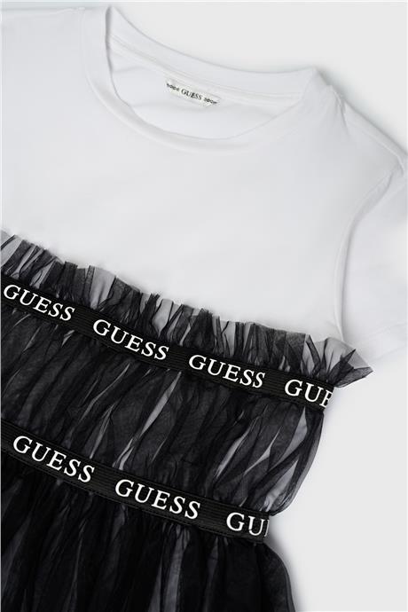 Guess Kız Çocuk Siyah Elbise