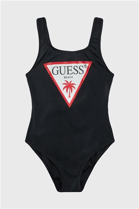 Guess Kız Çocuk Siyah Mayo