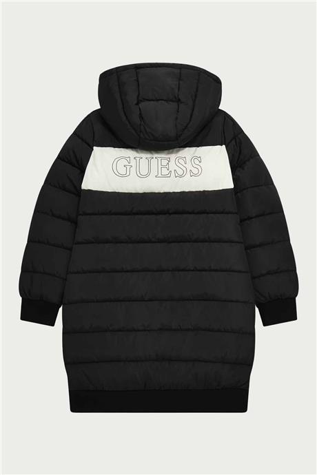 Guess Kız Çocuk Siyah Mont