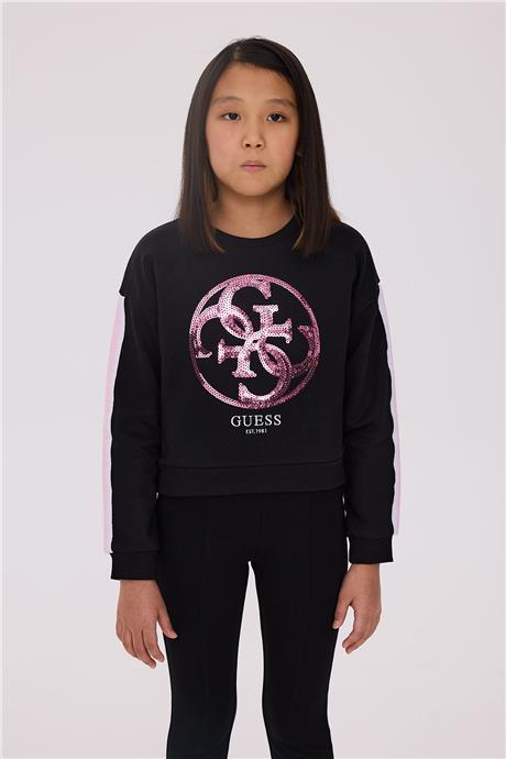 Guess Kız Çocuk Siyah SweatshirtGuess Kız Çocuk Siyah Sweatshirt
