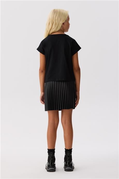 Guess Kız Çocuk Siyah T-Shirt
