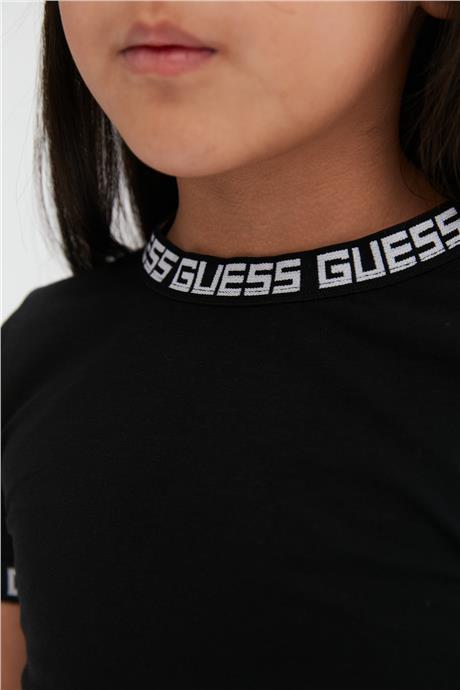 Guess Kız Çocuk Siyah T-Shirt