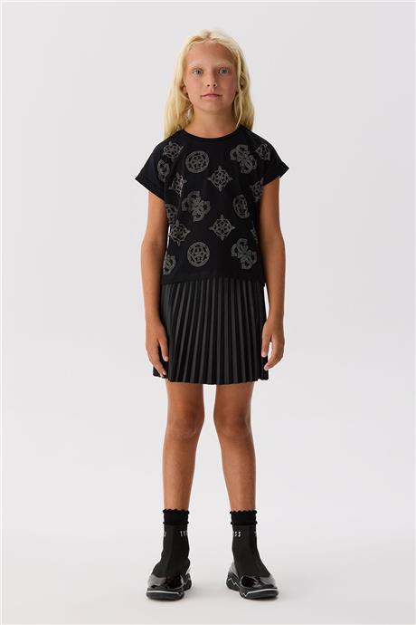 Guess Kız Çocuk Siyah T-Shirt