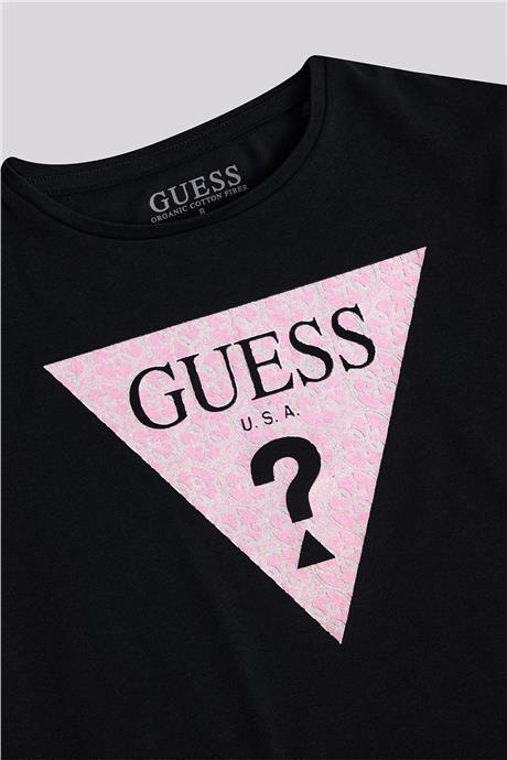 Guess Kız Çocuk Siyah TshirtGuess Kız Çocuk Siyah Tshirt