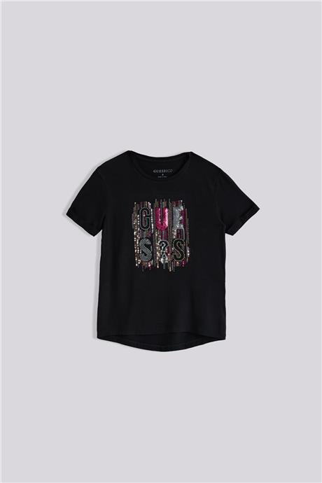 Guess Kız Çocuk Siyah TshirtGuess Kız Çocuk Siyah Tshirt