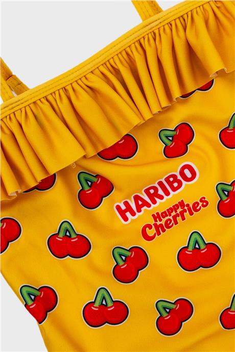 Haribo Kız Çocuk Sarı Mayo