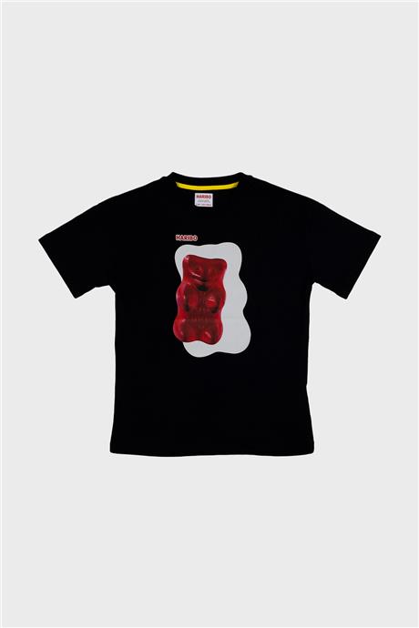 Haribo Unisex Siyah Tshirt