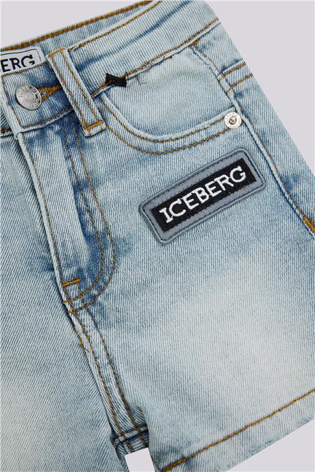 Iceberg Erkek Bebek Denim ŞortIceberg Erkek Bebek Denim Şort