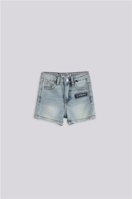 Iceberg Erkek Bebek Denim ŞortIceberg Erkek Bebek Denim Şort