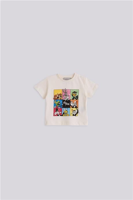 Iceberg Erkek Bebek Kırık Beyaz TshirtIceberg Erkek Bebek Kırık Beyaz Tshirt