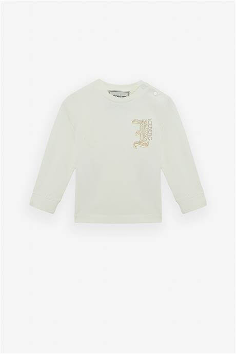 Iceberg Erkek Bebek Kırık Beyaz TshirtIceberg Erkek Bebek Kırık Beyaz Tshirt