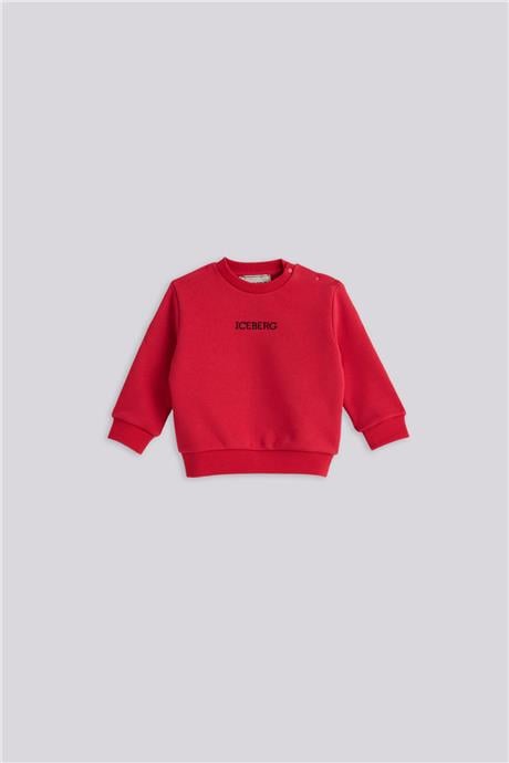 Iceberg Erkek Bebek Kırmızı SweatshirtIceberg Erkek Bebek Kırmızı Sweatshirt