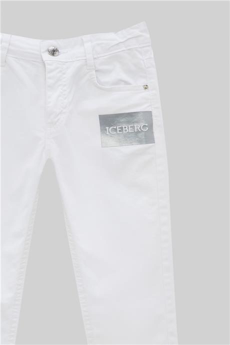 Iceberg Erkek Çocuk Beyaz Pantolon