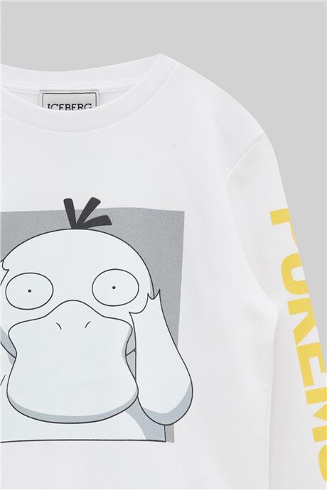 Iceberg Erkek Çocuk Beyaz Sweatshirt