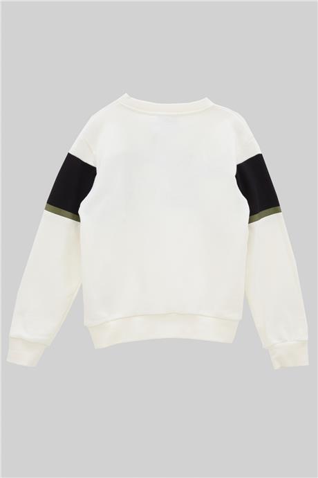 Iceberg Erkek Çocuk Beyaz Sweatshirt