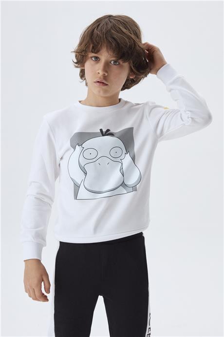 Iceberg Erkek Çocuk Beyaz Sweatshirt