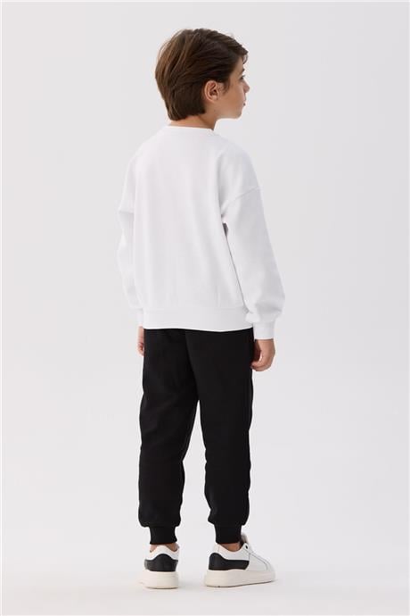 Iceberg Erkek Çocuk Beyaz Sweatshirt