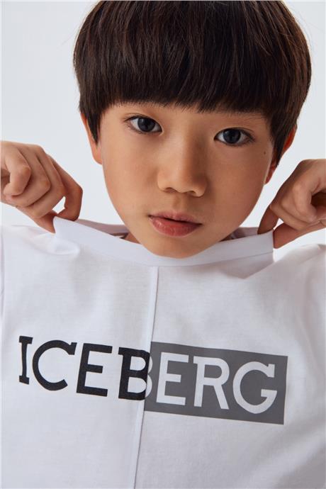 Iceberg Erkek Çocuk Beyaz T-Shirt