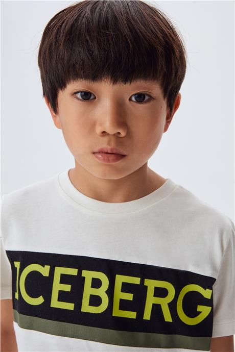 Iceberg Erkek Çocuk Beyaz T-Shirt