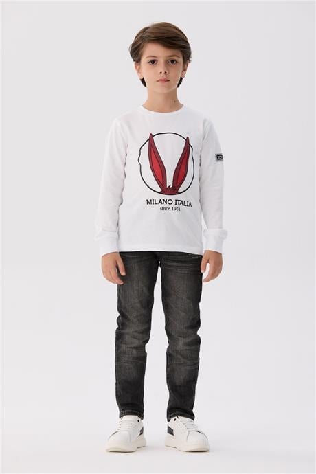 Iceberg Erkek Çocuk Beyaz T-Shirt