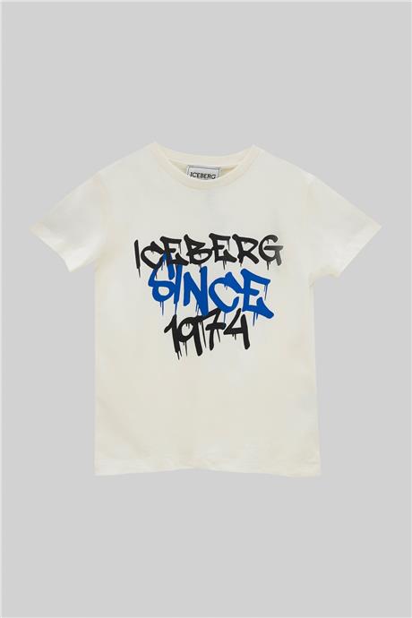 Iceberg Erkek Çocuk Beyaz T-Shirt
