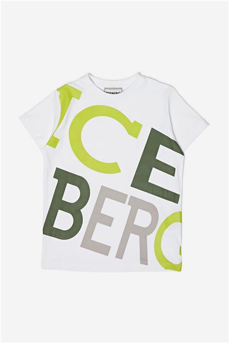 Iceberg Erkek Çocuk Beyaz T-Shirt