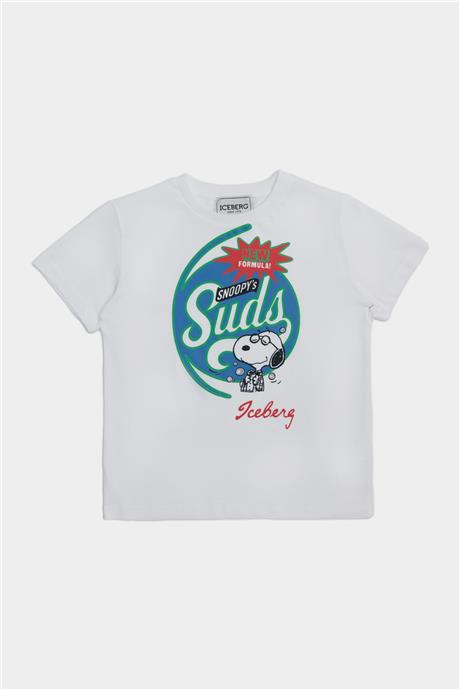 Iceberg Erkek Çocuk Beyaz T-Shirt