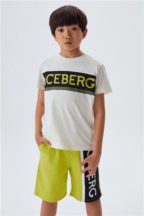 Iceberg Erkek Çocuk Beyaz T-Shirt